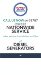 Mobile Screenshot of powersecuritygenerators.co.uk